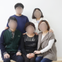 가족사진 샘플촬영 / 조부모님 + 4인가족 / 중학생이상 / 전주가족사진촬영