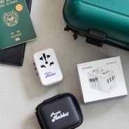 여행용 멀티 어댑터 퍼플래빗 45W 일본 해외여행 필수품