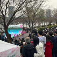 석촌호수 벚꽃축제 공연 일정 실시간 개화상황
