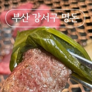 부산 명지오션시티 한돈/한우 맛집 명돈