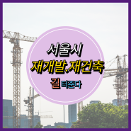 서울시 재개발·재건축 용적률 완화등 사업성 올린다