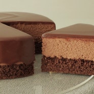 촉촉한 초콜릿 치즈케이크 만들기 | 노젤라틴 & 노밀가루
