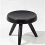 New Collection _Charlotte Perriand Berger Black Low Stool, 1953