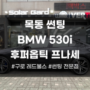 목동 썬팅, BMW 530i 차량과 후퍼옵틱 프나세 시공 후기