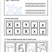 Sound and Shape Worksheet - Fix-it Max