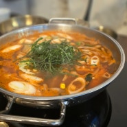 대전 둔산동 담온식당 민물새우 흑수제비 매운탕 맛집