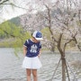 주니어티셔츠 MLB키즈유아반팔티로 코디한 벚꽃구경룩