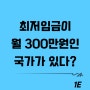 최저임금이 월 300만원인 유럽국가가, EU 내 5위라고?