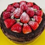 생일케이크 만들기 레드와인 딸기 케이크 만드는법
