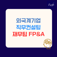 외국계 기업 재무팀 직무 분석 FP&A(Financial Planning Analyst)란?