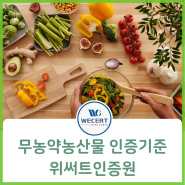 무농약농산물 인증기준, 친환경농축산물인증기관 '위써트인증원'