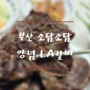 부산 소담소담 양념 LA갈비 밀키트로 간편하게