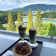 창원용지호수 한눈에 볼 수 있는 뷰 맛집 "갤러리 카페 아트지"