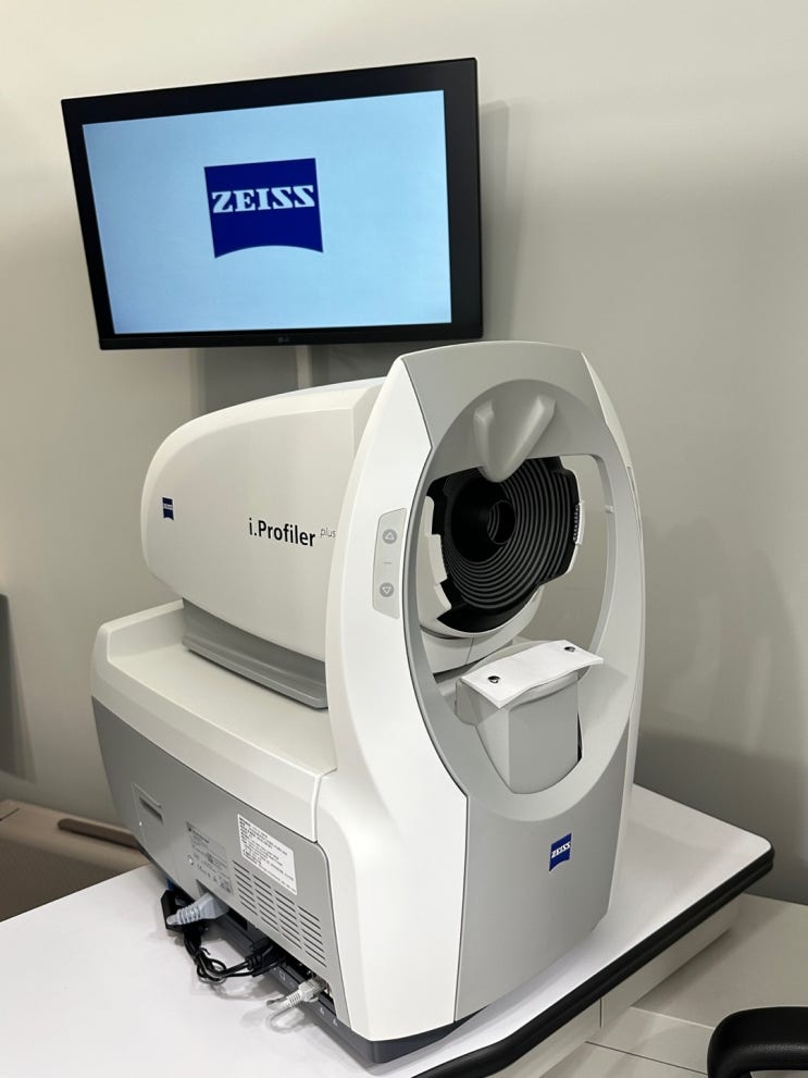 목동 오목교 스마트하고 정밀한 검안기기, 칼자이스 아이프로파일러 플러스 i.Profiler plus 목동 뮤제 안경원 입점 ...