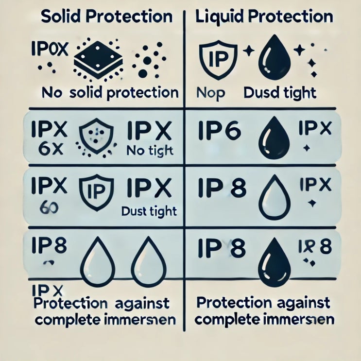 방수, 방진 등급인 IP(Ingress Protection)란 무엇인가? [한성계기(주)] : 네이버 블로그