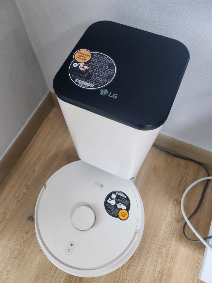 LG 코드제로 R5 올인원 로봇청소기 후기 (R585WKA1) : 네이버 블로그