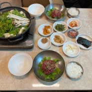 부산 전포 밥집 육회비빔밥이 맛있는 도성회관