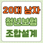 02년생 22살 청년보험 (22세 남성 건강보험 20대 남자 종합보험)