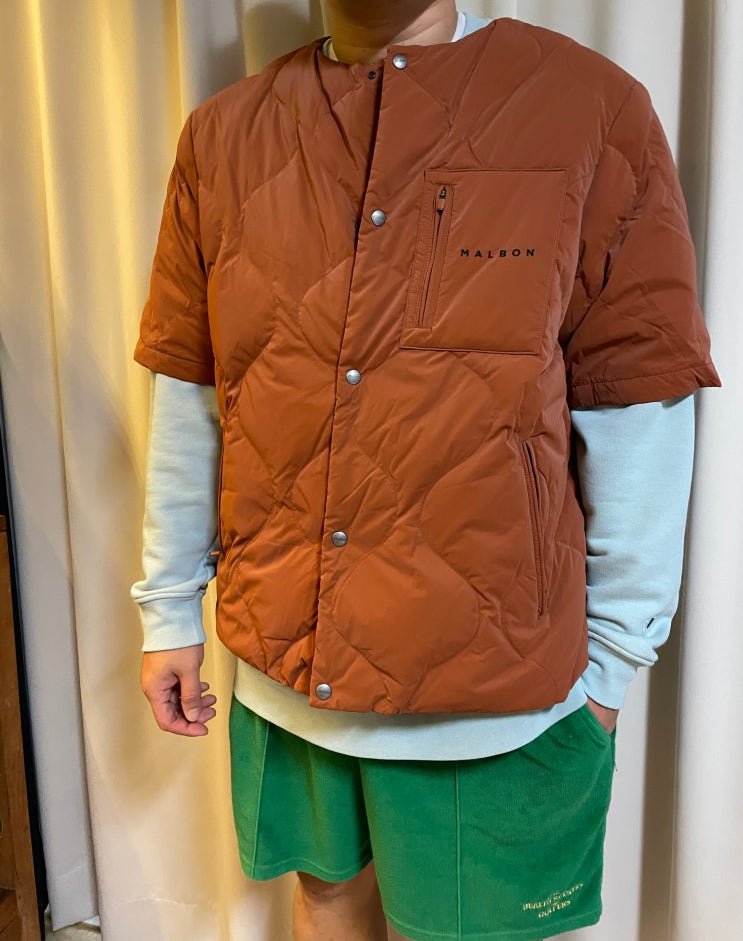 [골프웨어]말본반팔패딩Torrey Driver Short_Sleeves Jacket _M2423PDJ02내돈내산후기 : 네이버 블로그