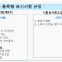 건강기능식품 한글표시