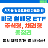 미국 월배당 ETF 20개 알아보기 Feat. 주식&채권