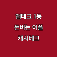 앱테크 추천 돈버는어플 캐시태크 , 캐시테크 추천입 2024년 돈버는 앱테크 캐시테크