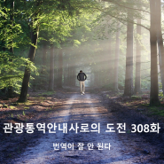 관광통역안내사로의 도전 308화 / 번역이 잘 안 된다