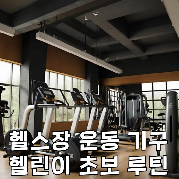 헬스장 운동 유산소 기구 이름 종류 헬스기구 사용법 여자 헬린이 운동 초보 루틴 식단 정리 : 네이버 블로그