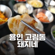 용인 고림동 냉삼, 돼지네에서 가성비 점심