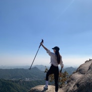 등산 필수품 초경량 접이식 하이콜릭 등산스틱 후기