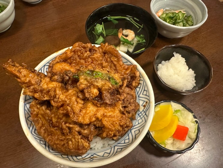 도쿄 아사쿠사 텐동 맛집 / 다이코쿠야 덴푸라 정식 후기