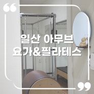 일산 요가 필라테스 아무브 찐 수업 후기!