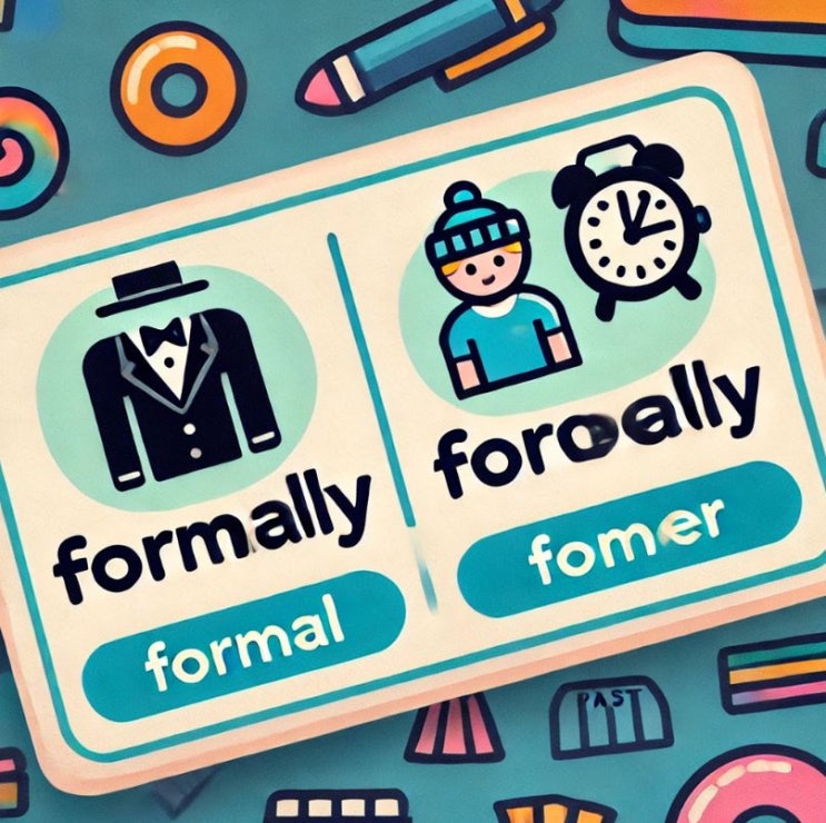 Formally vs. Formerly 차이점 구별하기 : 네이버 블로그