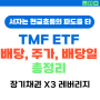 20년 장기채권 3배 레버리지 TMF ETF의 배당일, 주가 총정리