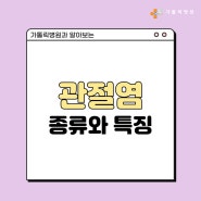 가톨릭병원, 관절염의 종류와 그 특징