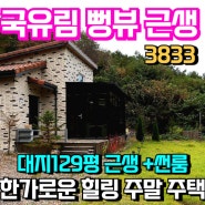 국유지공짜땅텃밭사용 맑은 공기 국유림에 둘러쌓인 주말주택 단지내 뻥뚫린 조망 좋은 근생 주택과 썬룸~ 가족이 쉬어가는 힐링쉼터 가전가구모두 드려요 & 용문숲부동산3833