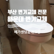 부산 변기교체 전문업체 여기저기 찾아보셔도 조이풀설비 가 최고 입니다. 해운대 반여동 해운대메가센텀꿈에그린아파트