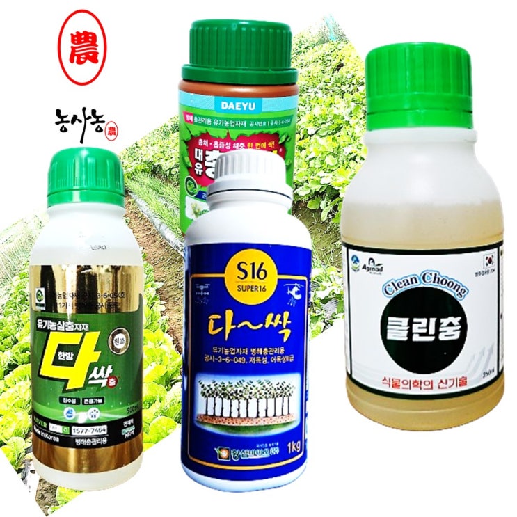 유기농 농약 친환경 살충제 총채 깍지 벌레 진딧물 응애 다싹 충 : 네이버 블로그