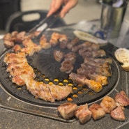 [ 제줏간 기흥구청점 ] 기흥역 맛집 기흥구청 고깃집 회식 장소 추천 | 제주 감성 가득한 삼겹살 맛집