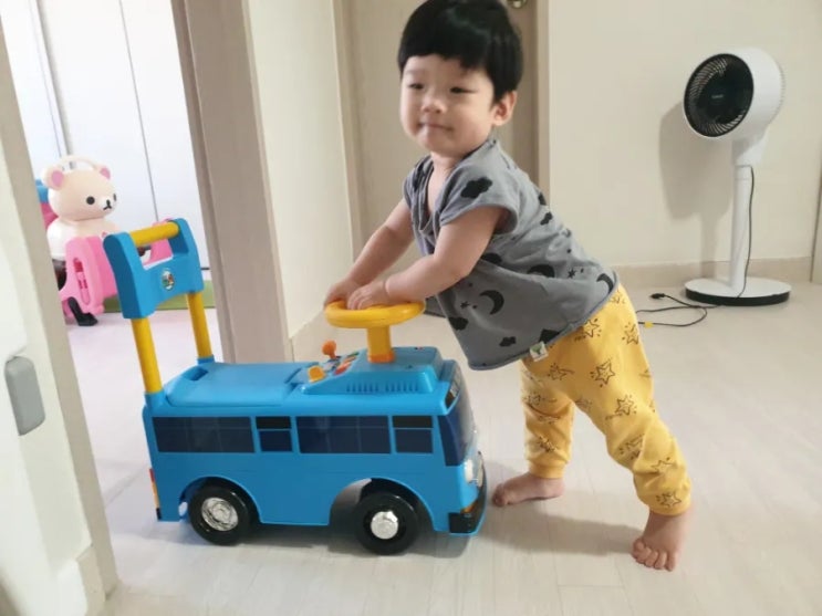 10개월 아기 장난감 걸음마보조기 타요 부릉부릉카 추천 : 네이버 블로그