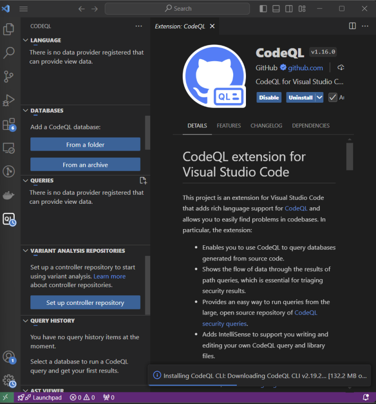 [CodeQL via VsCode] 설치 & 사용법 ★ : 네이버 블로그
