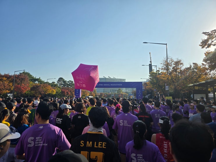 2024 JTBC 서울마라톤 10km마라톤 후기, 행사장 스케치와 기록 등