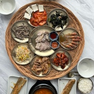 제주맛집 대정 소쿠리밥상 달달한김치와 달달한양념게장