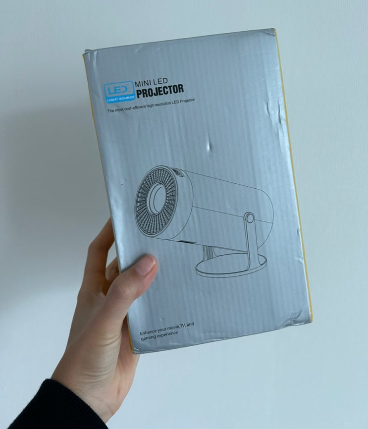 테무 TEMU 빔프로젝터 [ LED MINI PROJECTOR ] 내돈내산 구입 솔직후기 : 네이버 블로그