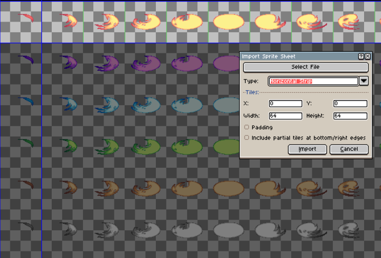 Aseprite에서 Sprite Sheet 스프라이트 시트 자르는법 : 네이버 블로그