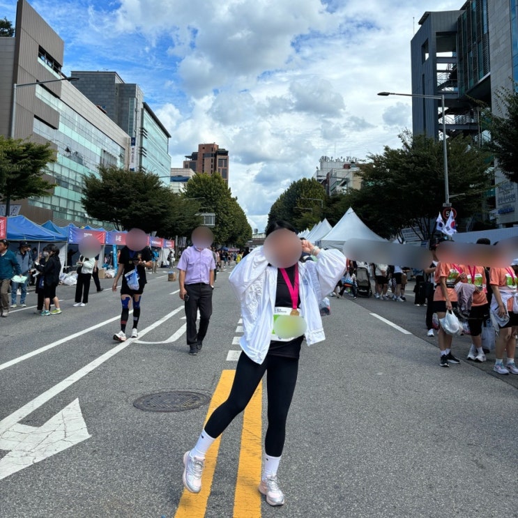[마라톤] 제21회 국제평화마라톤 10km 후기와 강남 글로벌 명장 음식축제까지