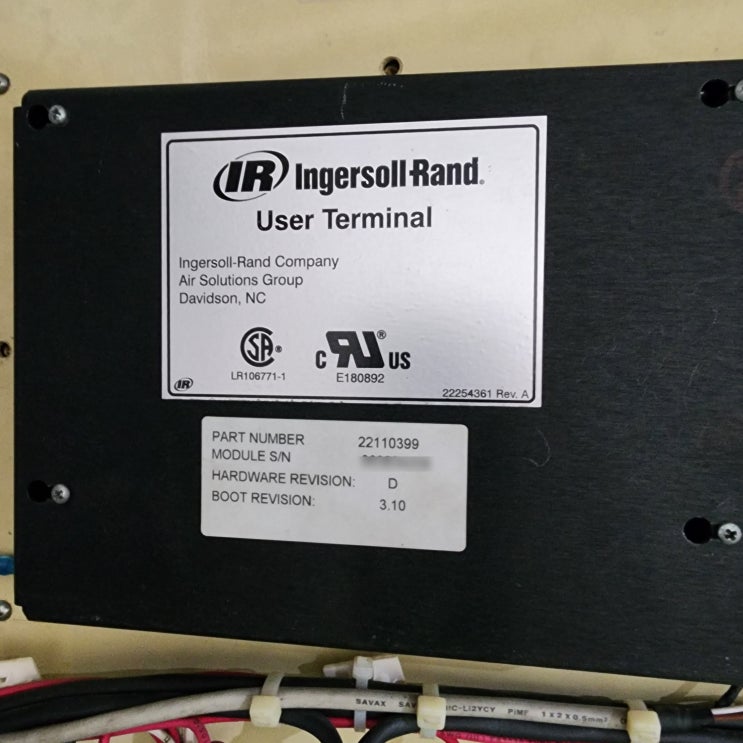 Ingersoll Rand Terminal P/N 22110399 / 산업용 터미널 수리 : 네이버 블로그