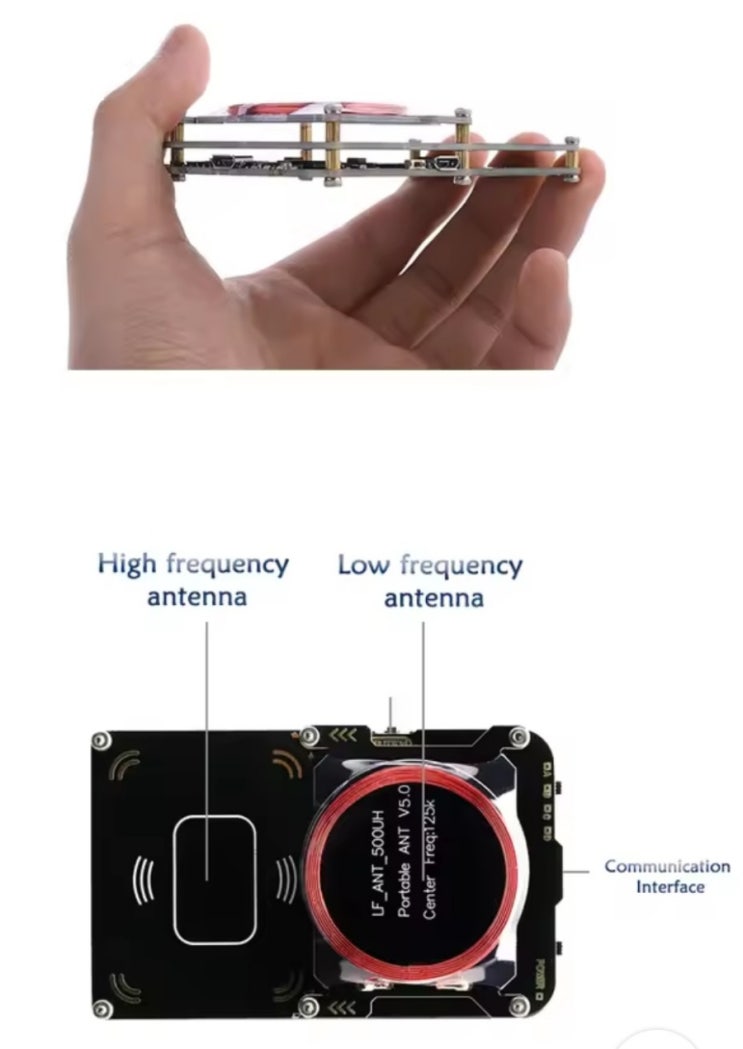 LLAVERO DE PROXIMIDAD TAG MF AZUL RFID 13.36MHZ X100 UNIDADES Dewuoyeu Proxmark3 RFIDカードリーダー+5XT5577/CUIDキーチェーン IC/IDキーライターRFID複