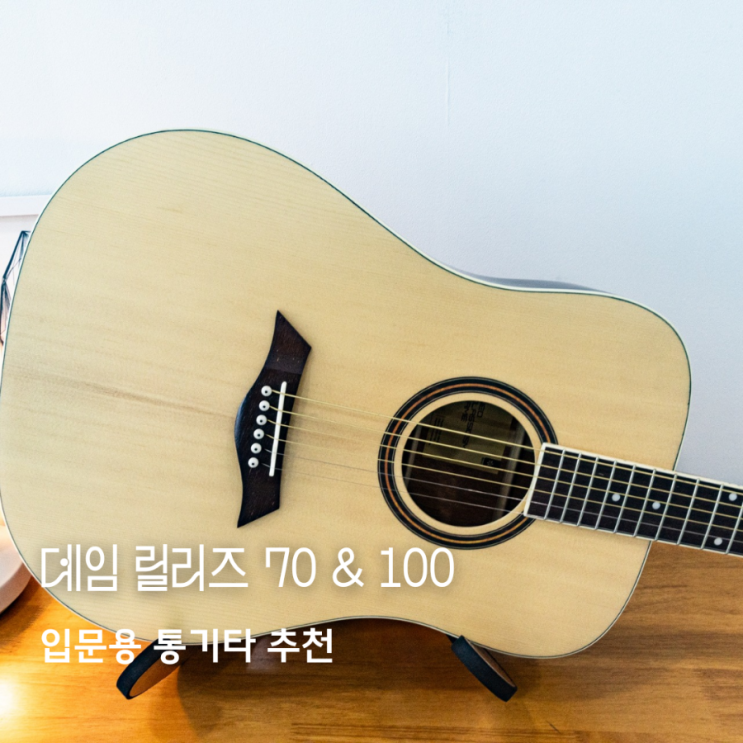 입문용통기타 추천! 데임 릴리즈 70 & 100 모델 : 네이버 블로그