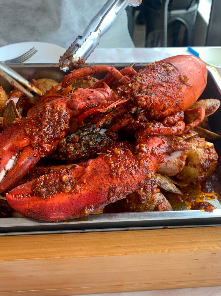 오이도 뷰맛집 랍스터 해물찜 LA코코보일링 내돈내산 찐후기 : 네이버 블로그
